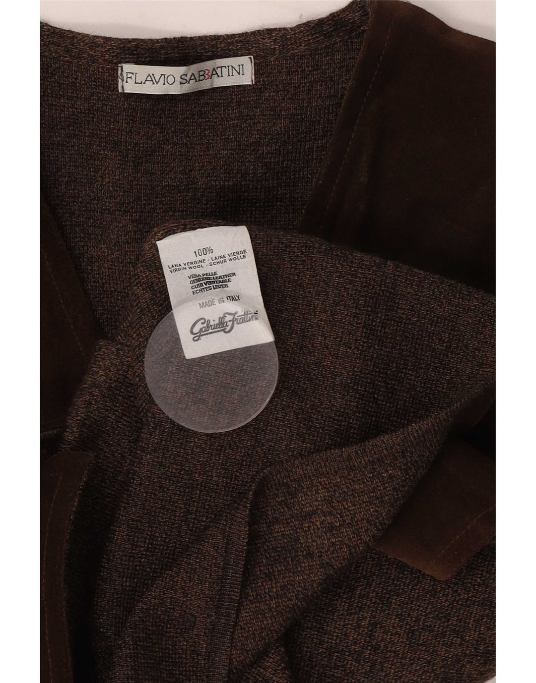 Flavio Castellani Herrevest IT 50 Medium Brun Virgin Wool