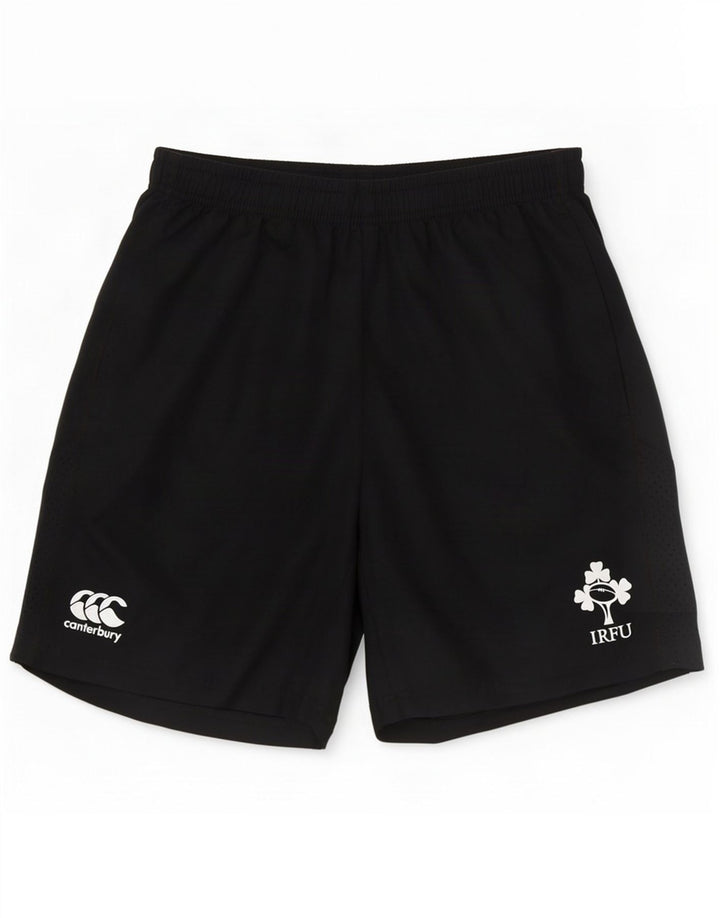 Canterbury Herre IRFU grafiske sportsshorts Medium Sort Polyester