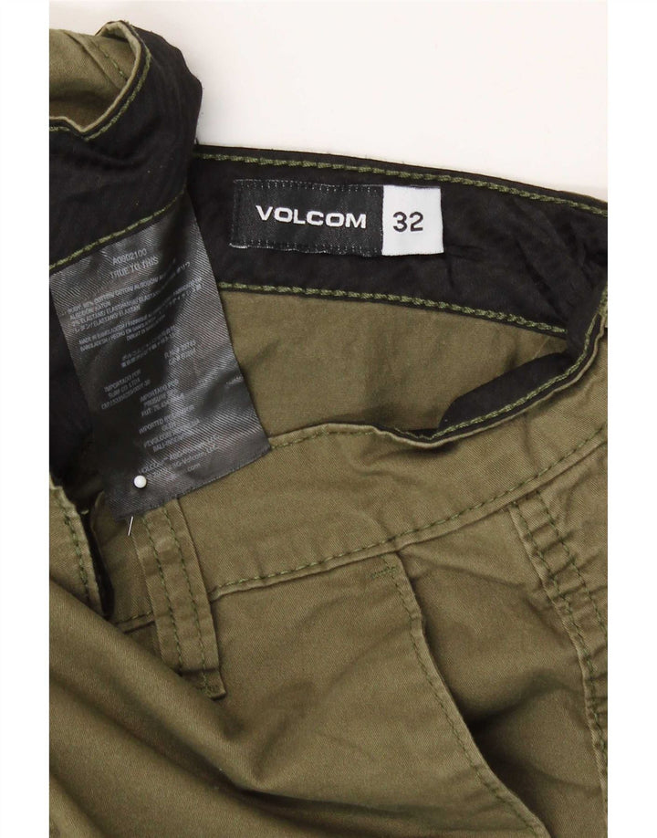 Volcom Herre Chino Shorts W32 Medium Khaki Bomuld