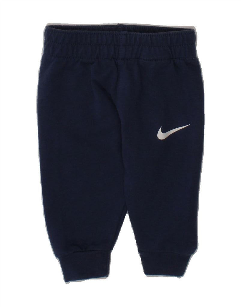 NIKE Baby Boys Joggers Trousers 0-3 Months Navy Blue Vintage Nike and Second-Hand Nike from Messina Hembry 