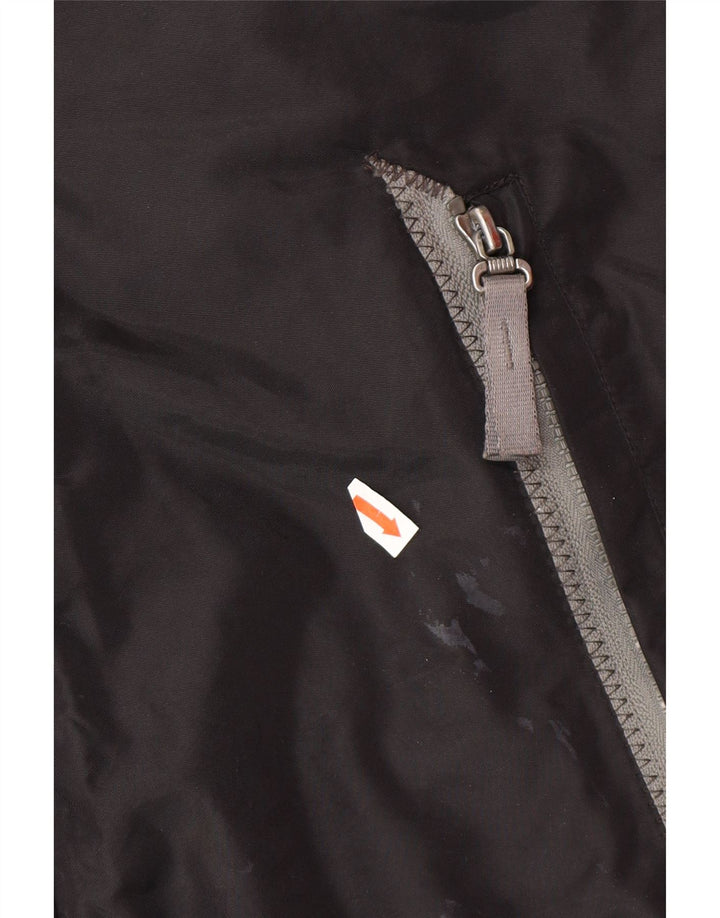 PEUTEREY Mens Hooded Padded Bomber Jacket UK 40 Large Black Polyester