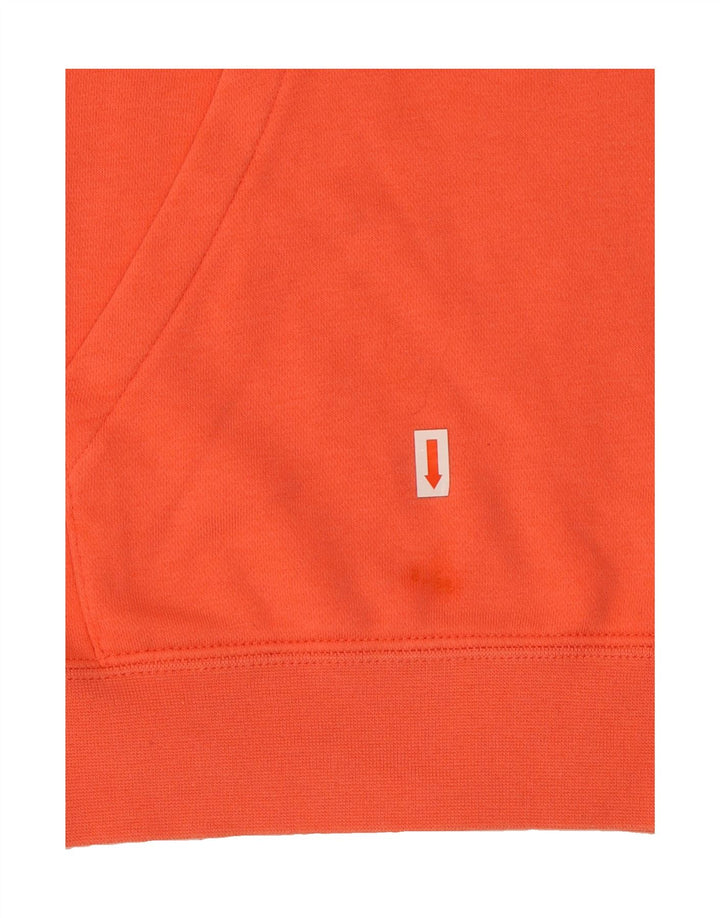 NIKE Womens Hoodie Jumper UK 14 Medium Orange Cotton Vintage Nike and Second-Hand Nike from Messina Hembry 