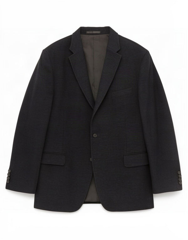 Marks & Spencer Herre 2-knaps blazerjakke UK 46 XL Sort bomuld