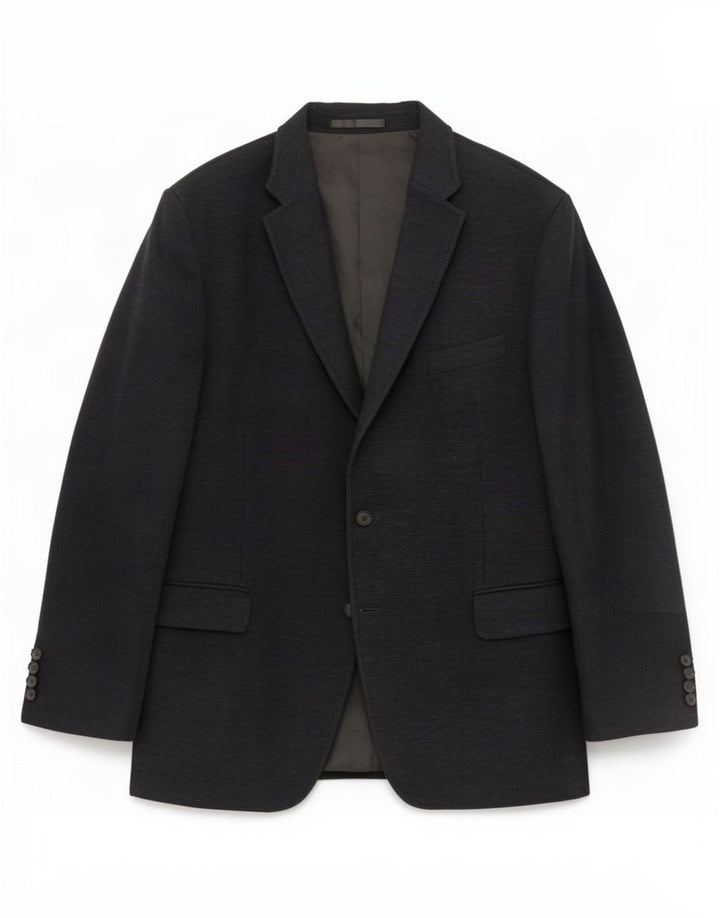 Marks & Spencer Herre 2-knaps blazerjakke UK 46 XL Sort bomuld