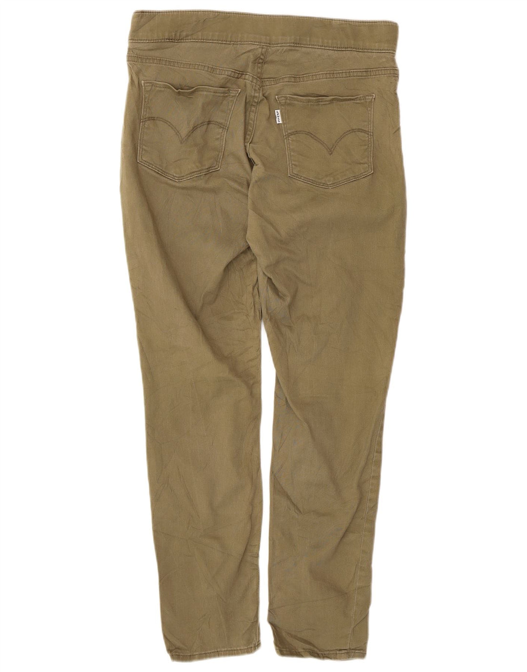 Levi's Womens Tapered Slim Jegging Jeans US 8 Medium W29 L30 Khaki Cotton