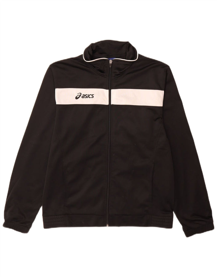 Asics Træningsdragt til mænd Top jakke Stor Sort Colourblock Polyester