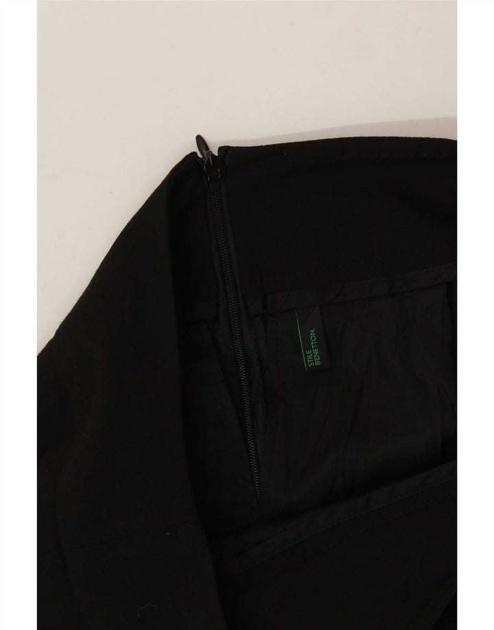 BENETTON Womens Pencil Skirt W26 Small  Black Vintage Benetton and Second-Hand Benetton from Messina Hembry 