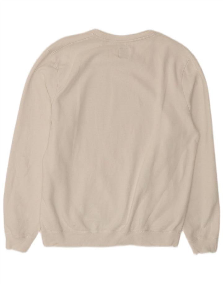 Jack Wills Herre Sweatshirt Jumper XL Hvid Bomuld