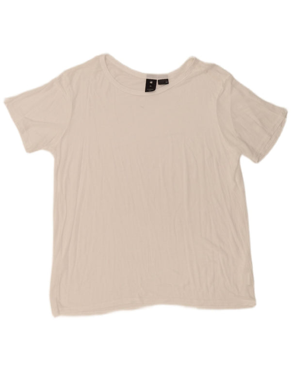 G-Star Herre T-Shirt Top XL Hvid