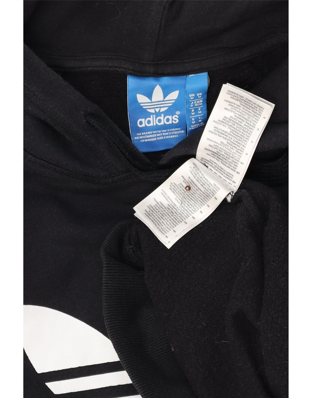 Adidas Grafisk hættetrøje til mænd mellem sort bomuld