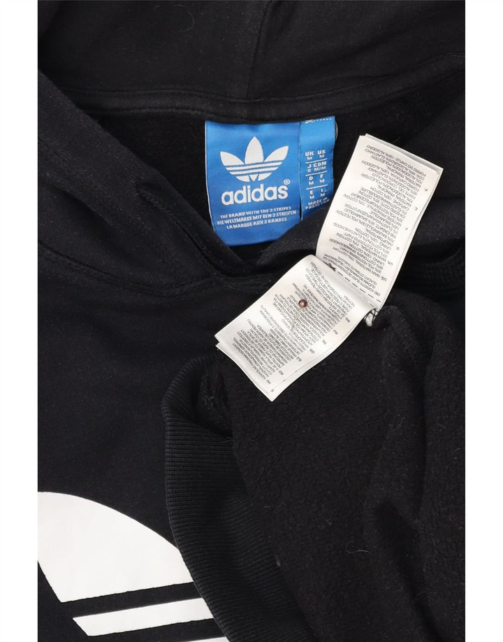Adidas Grafisk hættetrøje til mænd mellem sort bomuld