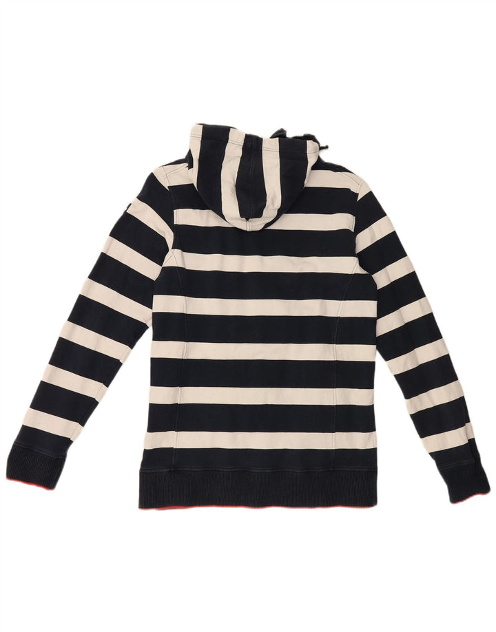 Murphy & Nye Dame Hættetrøje Sweater UK 12 Mellem marineblå stribet