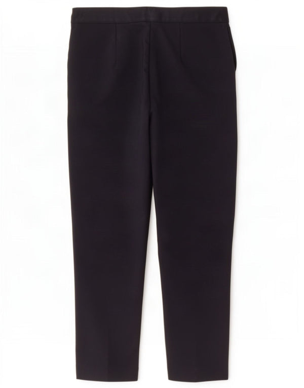 Marks & Spencer Kvinder Højtaljede Casual Bukser UK 16 Large W34 L25 Navy