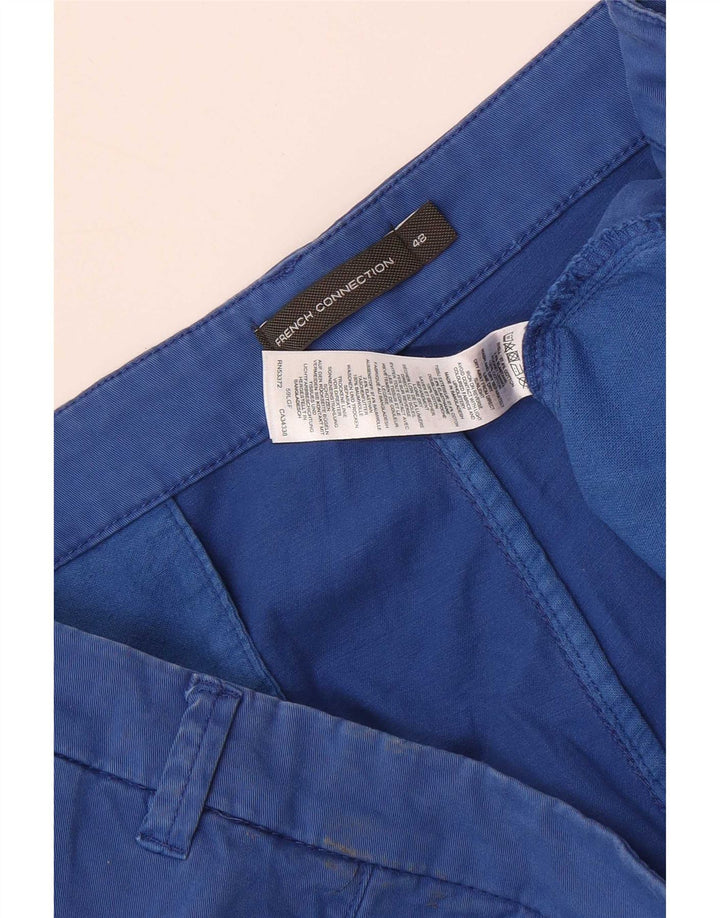 French Connection Herre Chino Shorts W48 4XL Blå Bomuld