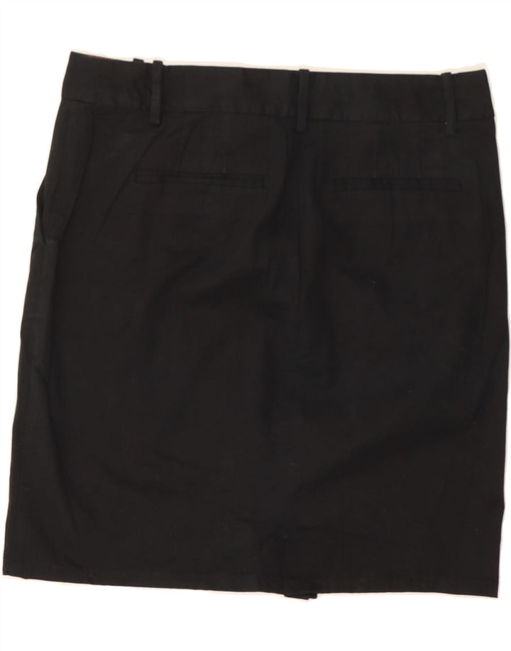 EDDIE BAUER Womens Straight Skirt US 6 Medium W30 Black Cotton Vintage Eddie Bauer and Second-Hand Eddie Bauer from Messina Hembry 