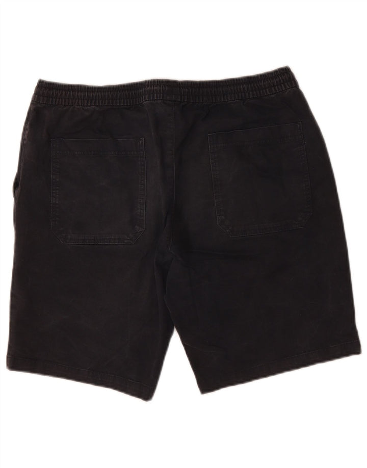 Marks & Spencer Chino Shorts til mænd W36 Stor sort bomuld