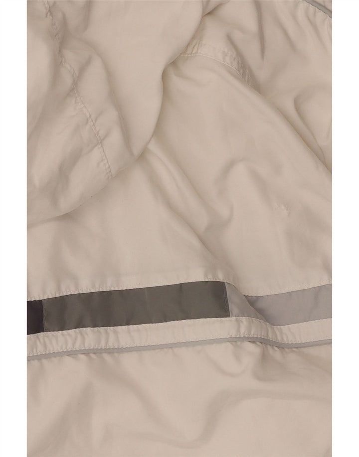 Reebok Dame hættetræningsdragt Topjakke UK 12 Medium White Colourblock