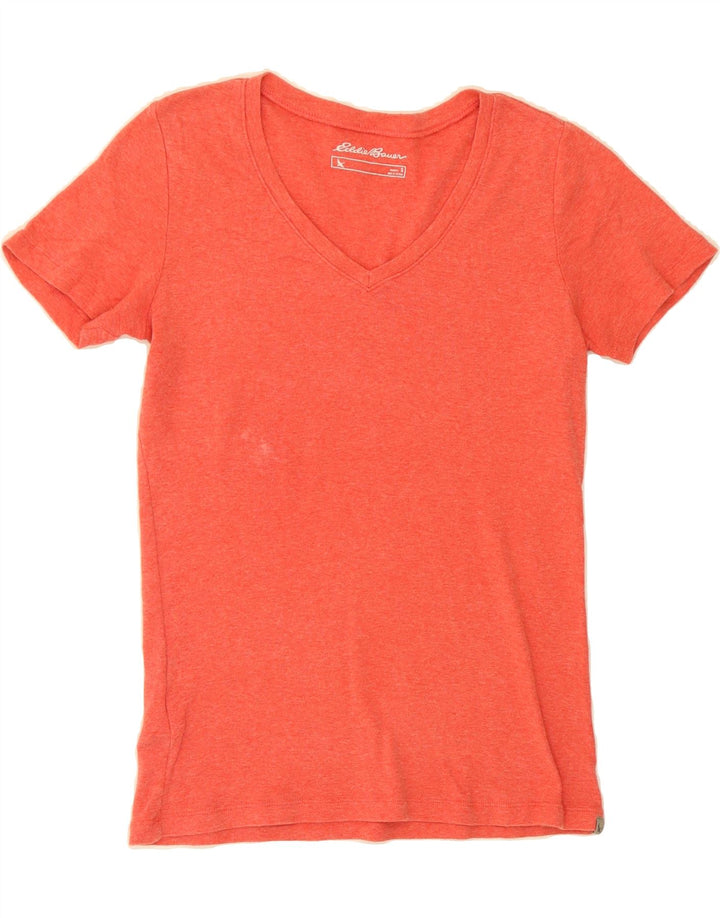 EDDIE BAUER Womens T-Shirt Top UK 10 Small Pink Cotton Vintage Eddie Bauer and Second-Hand Eddie Bauer from Messina Hembry 