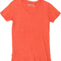 EDDIE BAUER Womens T-Shirt Top UK 10 Small Pink Cotton Vintage Eddie Bauer and Second-Hand Eddie Bauer from Messina Hembry 