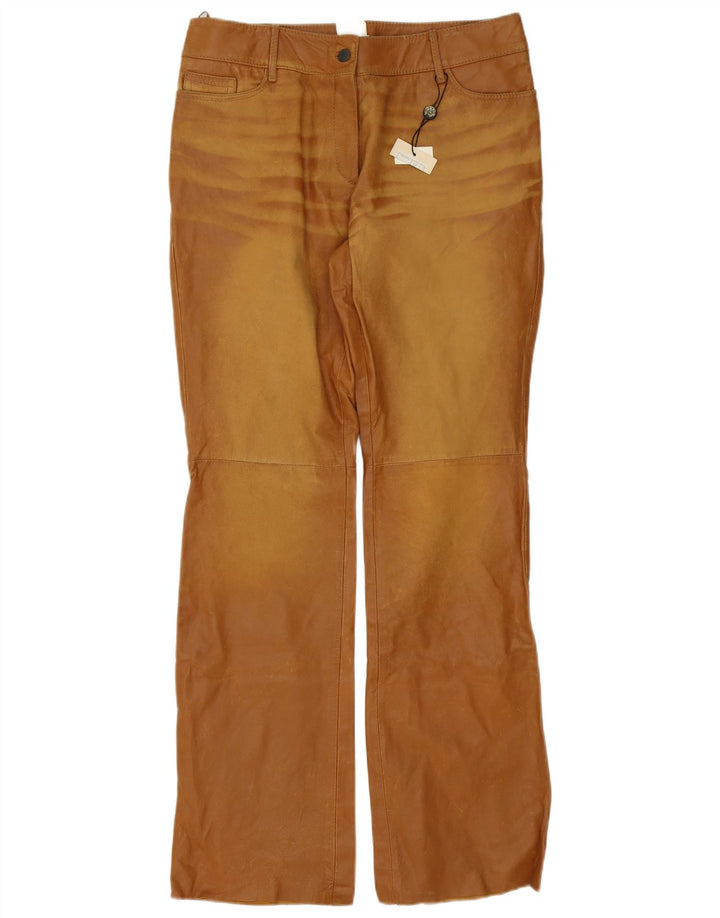 Vintage herre læderbukser W34 L35 Brun