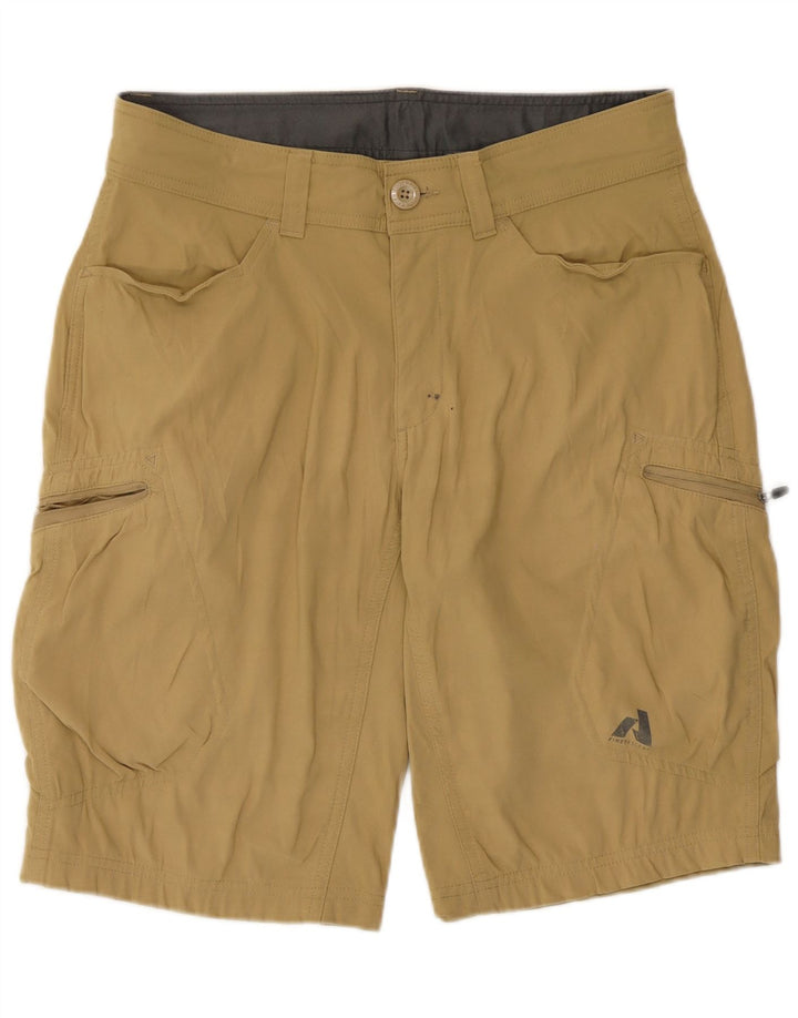 Eddie Bauer Herre Cargo Shorts W32 Large Khaki Nylon