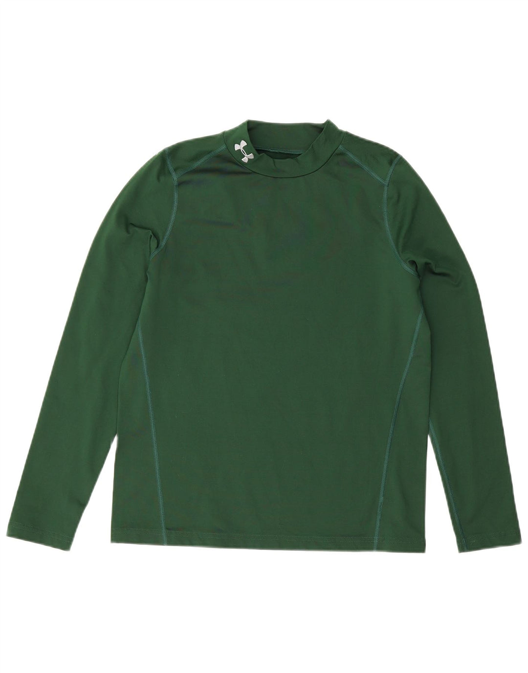 Under Armour Boys Cold Gear Top Langærmet 13-14 år XL Grøn Polyester