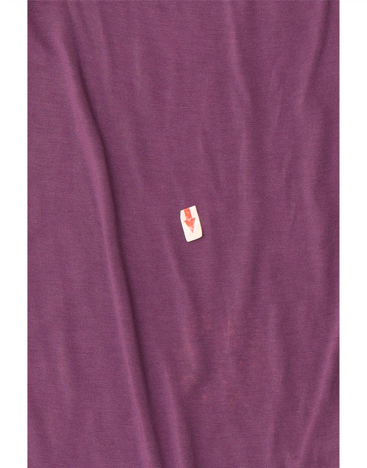Max & Co. Dame ærmeløs A-line kjole UK 14 Medium Lilla Viscose