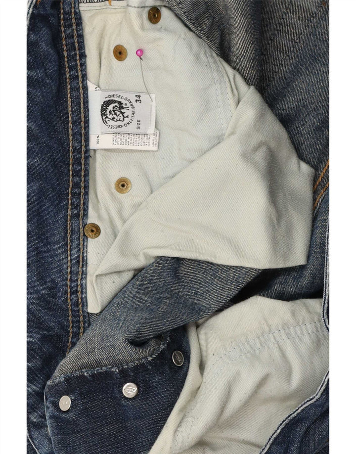 Diesel Herre Bootcut Jeans W34 L32 Blå Bomuld
