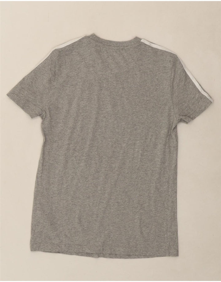 ADIDAS Womens T-Shirt Top UK 12/14 Medium Grey Cotton Vintage Adidas and Second-Hand Adidas from Messina Hembry 