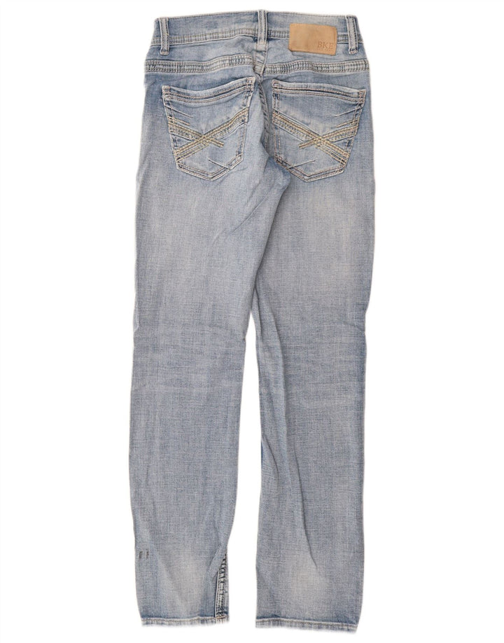 BKE Dame Alec Straight Jeans W27 L30 Blå Bomuld