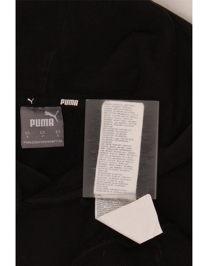 Puma Hættetrøje til mænd, lille sort bomuld