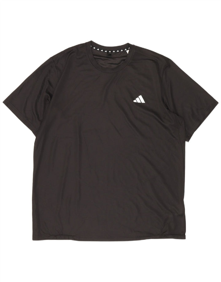Adidas Herre Aeroready T-Shirt Top XL Sort Polyester