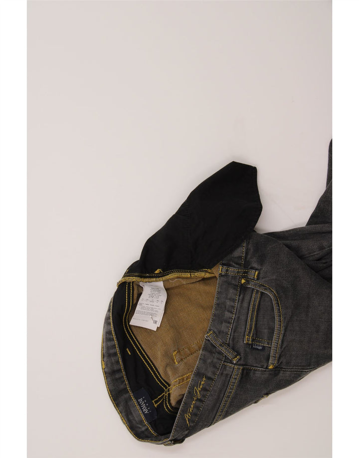 ARMANI Womens Slim Jeans W31 L31 Grey Cotton Vintage Armani and Second-Hand Armani from Messina Hembry 