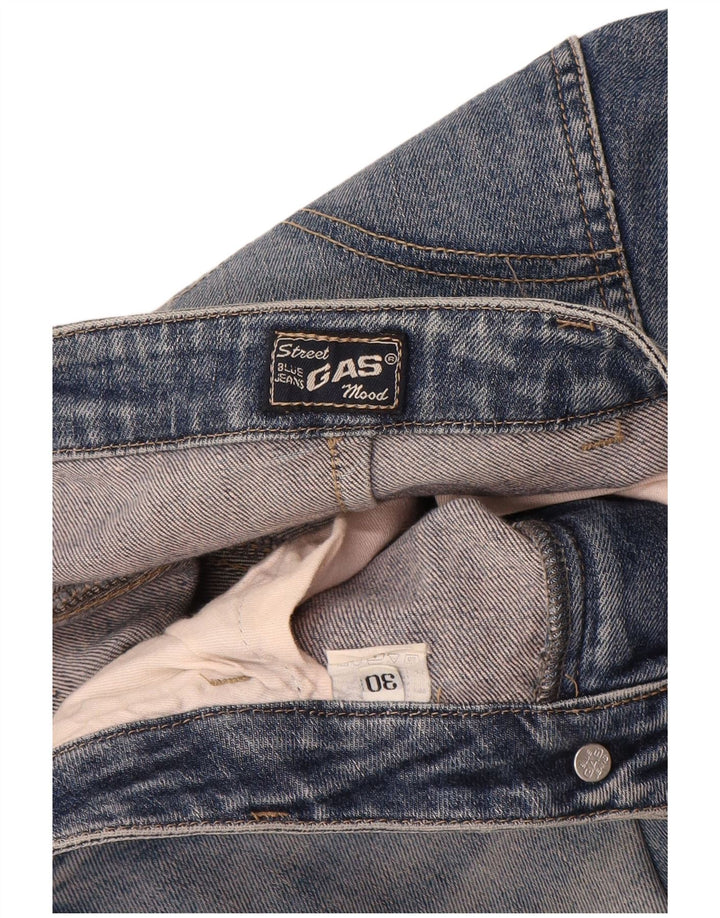 Gas Dame Slim Jeans W30 L30 Blå Bomuld