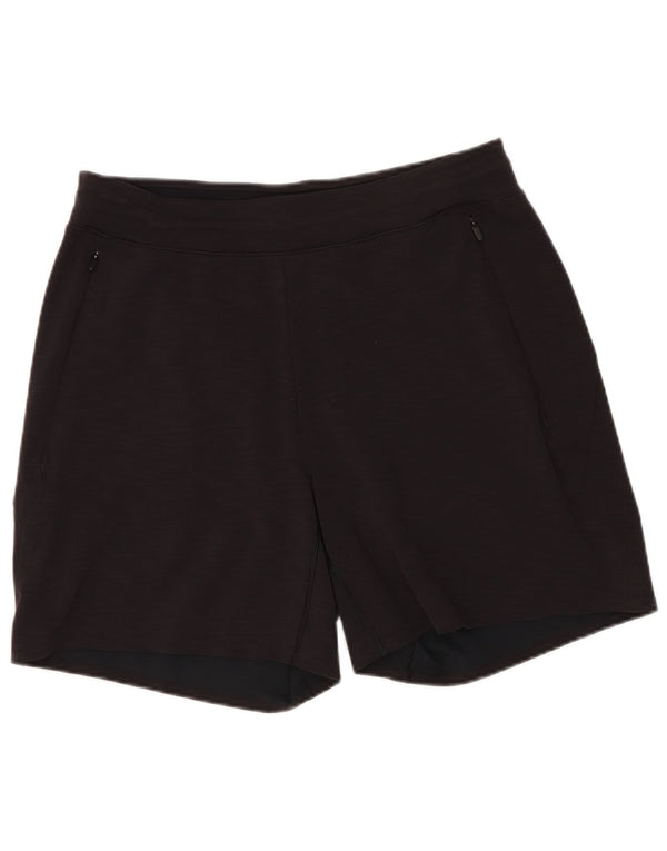 Lululemon Sportshorts til kvinder UK 12 Medium Sort Flecked