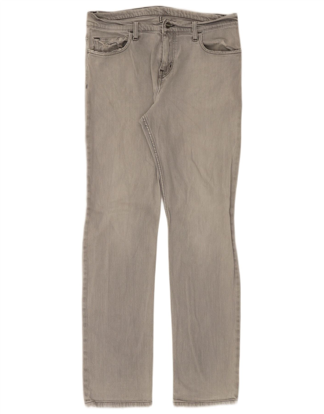 Carhartt Straight Jeans til mænd W34 L34 Grå bomuld