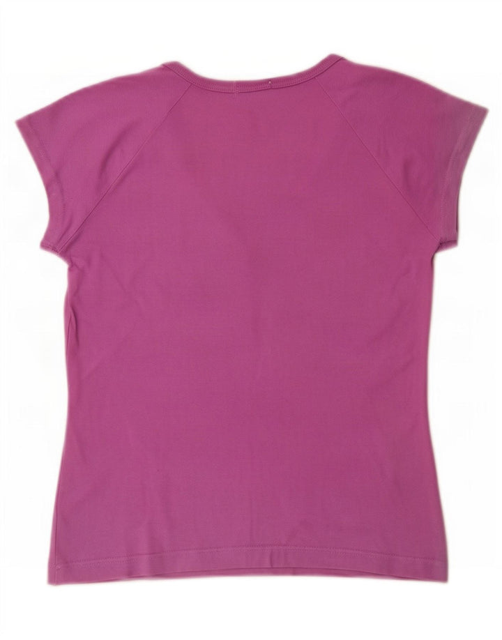 Lacoste T-shirt top til kvinder Størrelse 38 Medium Lilla Bomuld