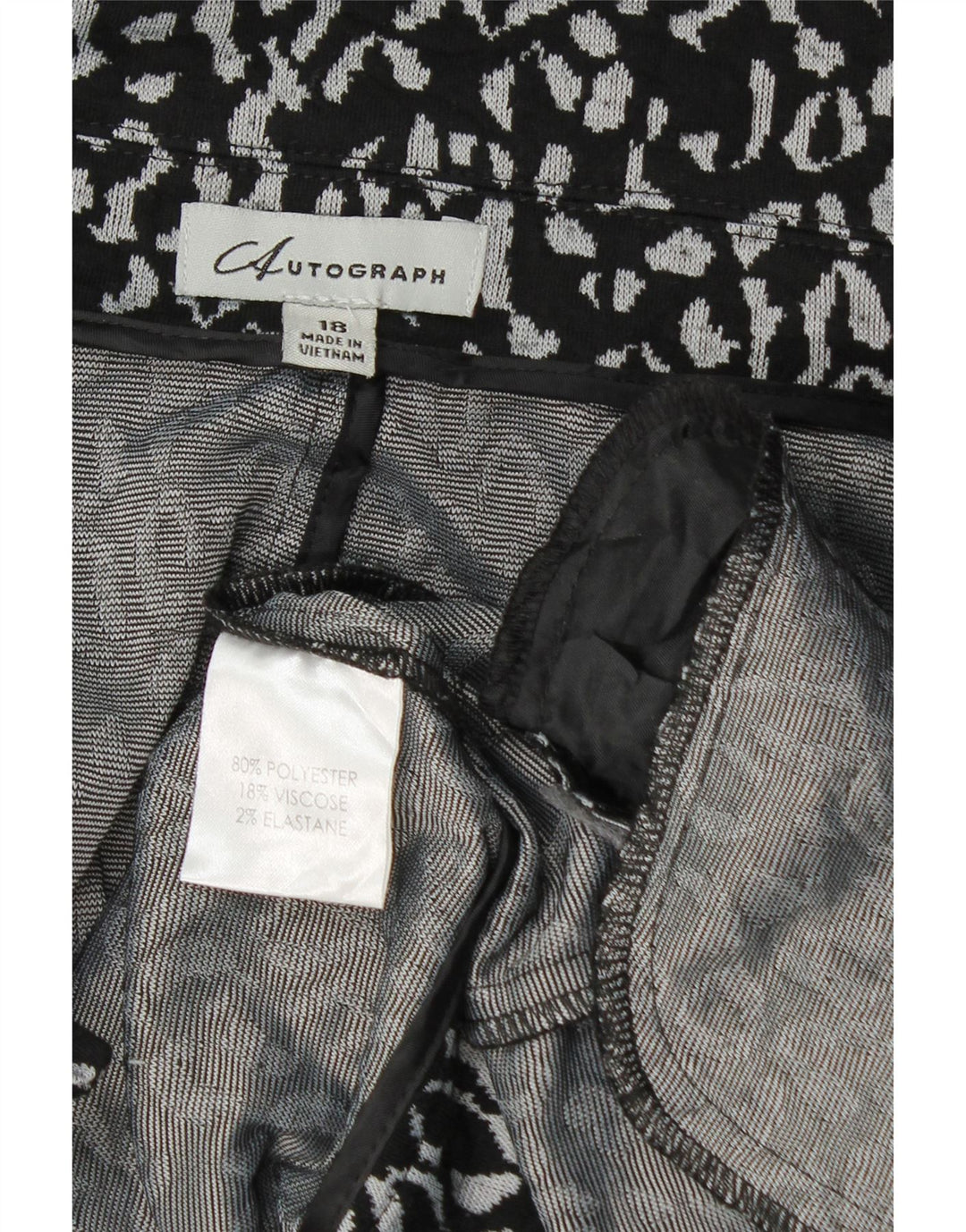 Marks & Spencer Dame Autograph 3/4-ærmet blazerjakke UK 18 XL Sort
