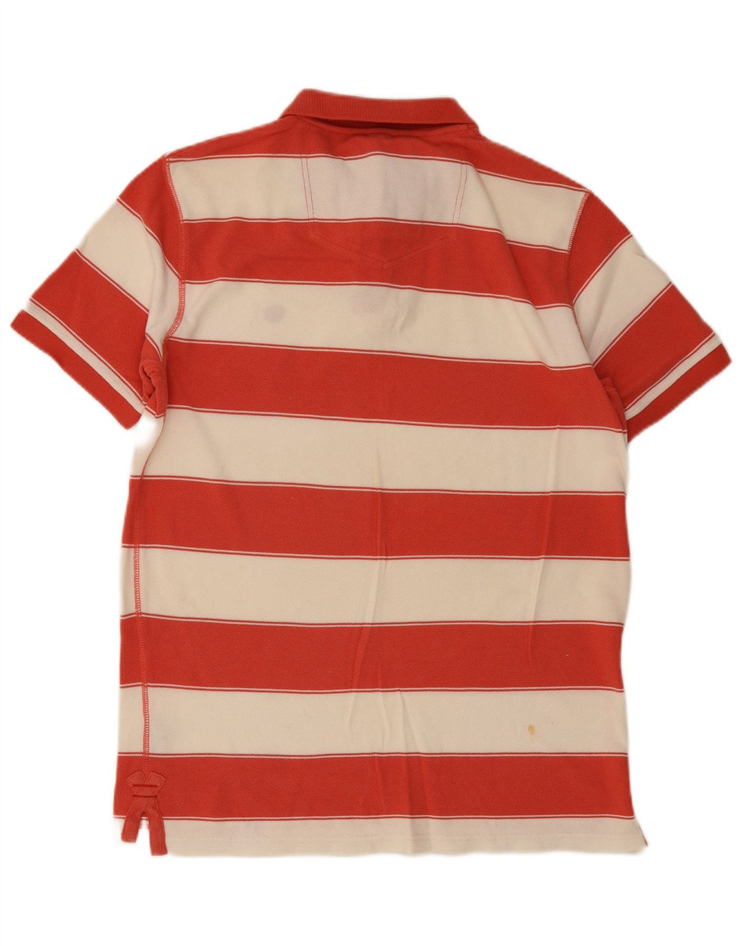 Fat Face Herre Polo Shirt Stor rødstribet bomuld