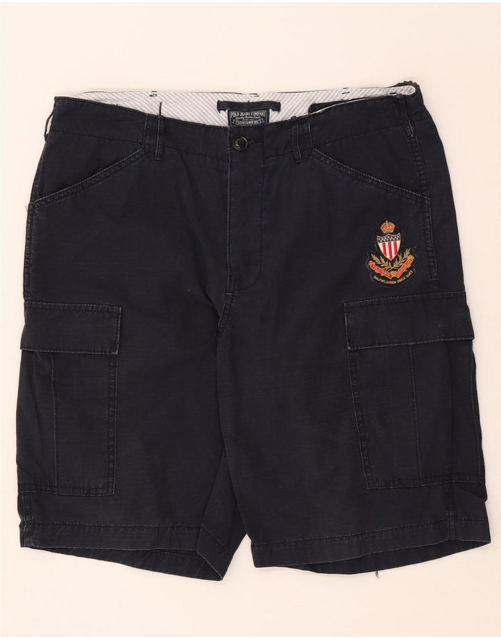 Polo Ralph Lauren Herre Cargo Shorts W33 Mellem marineblå bomuld
