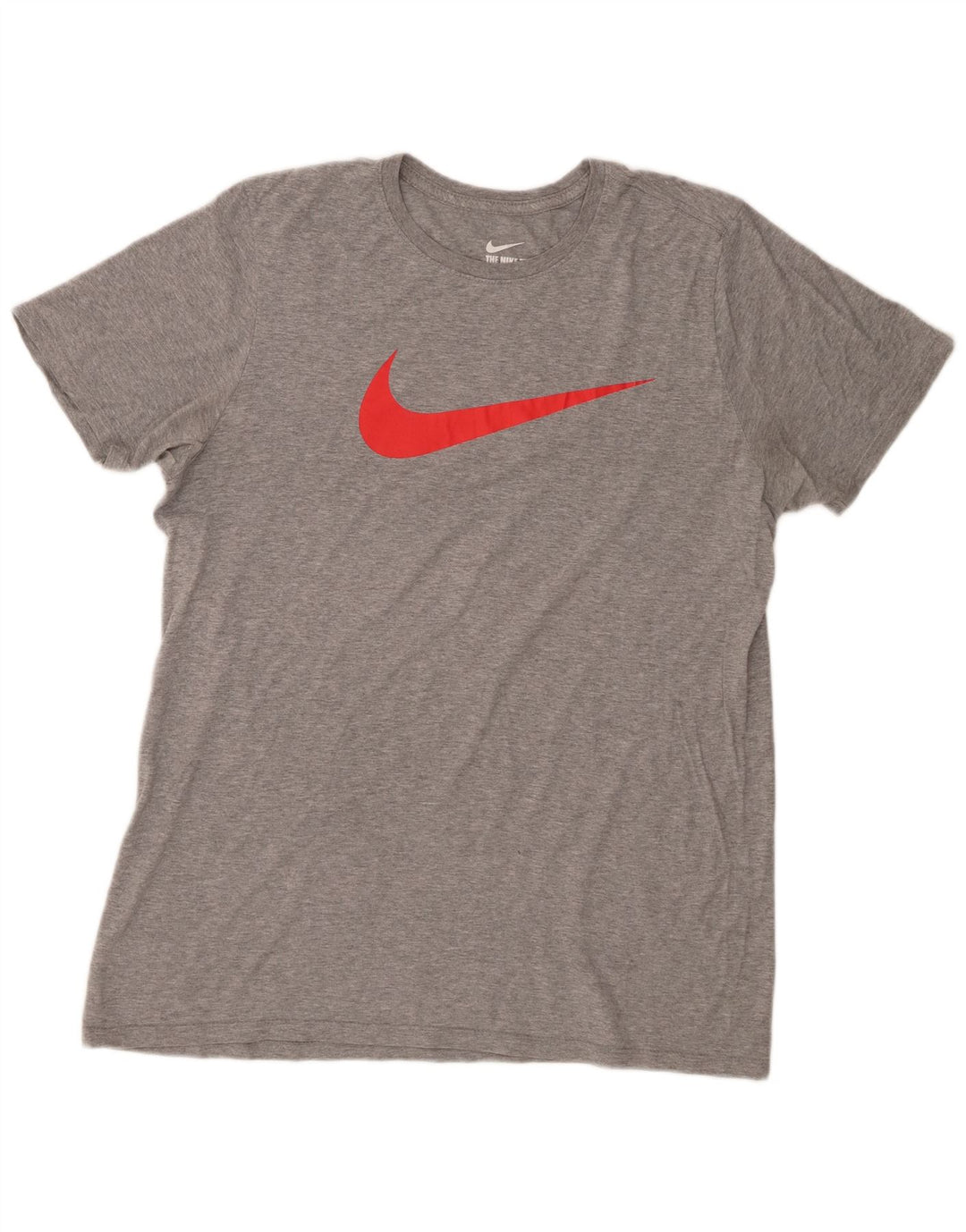 Nike Herre Athletic Cut Grafisk T-Shirt Top Stor Grå