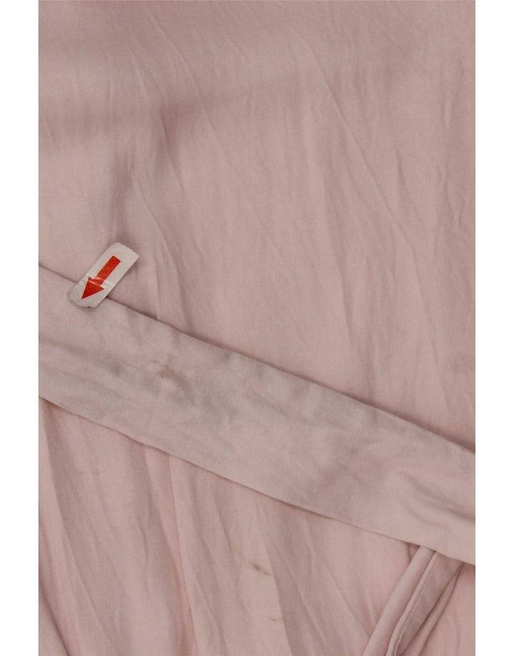 Zara Kvinde slå-om-kjole UK 10 Small Pink Viscose
