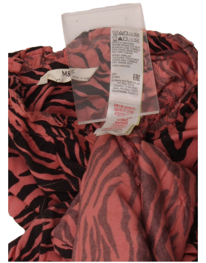 MARKS & SPENCER Kjole i lag til piger 11-12 år Pink Animal Print