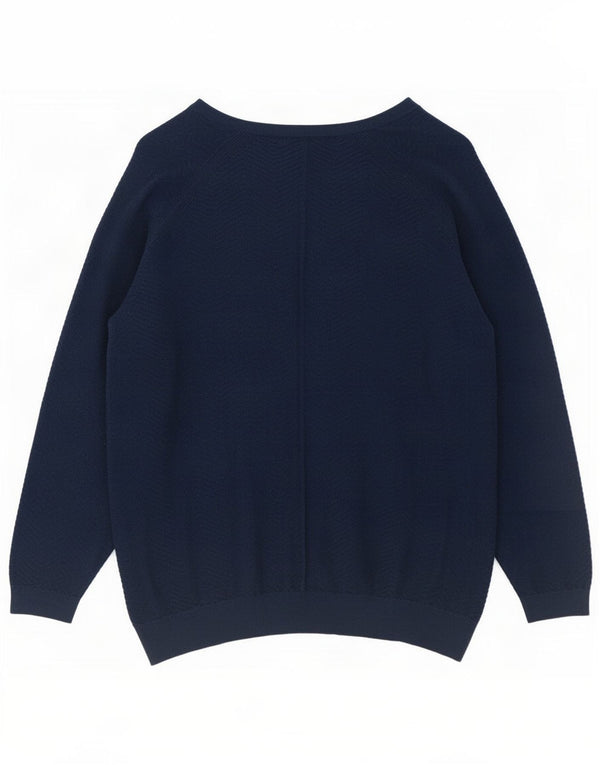 Marks & Spencer Dame oversized cardigan sweater UK 18 XL Navy Blue
