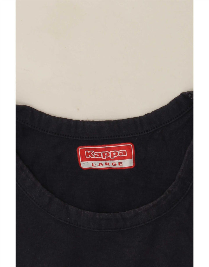Kappa Herre Grafisk Vest Top Large Navy Blue Sports