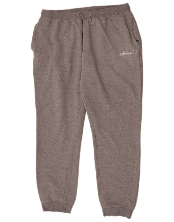 Ellesse Dame træningsdragt Bukser Joggers UK 22 3XL Grå Bomuld
