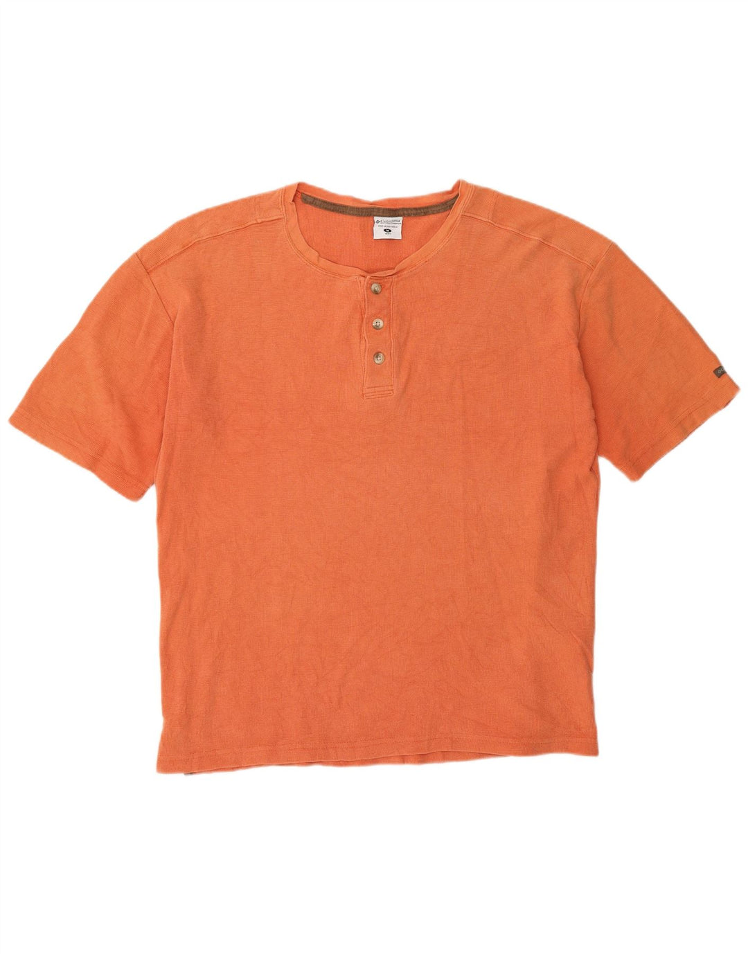 Columbia Herre Regular T-Shirt Top Medium Orange Bomuld