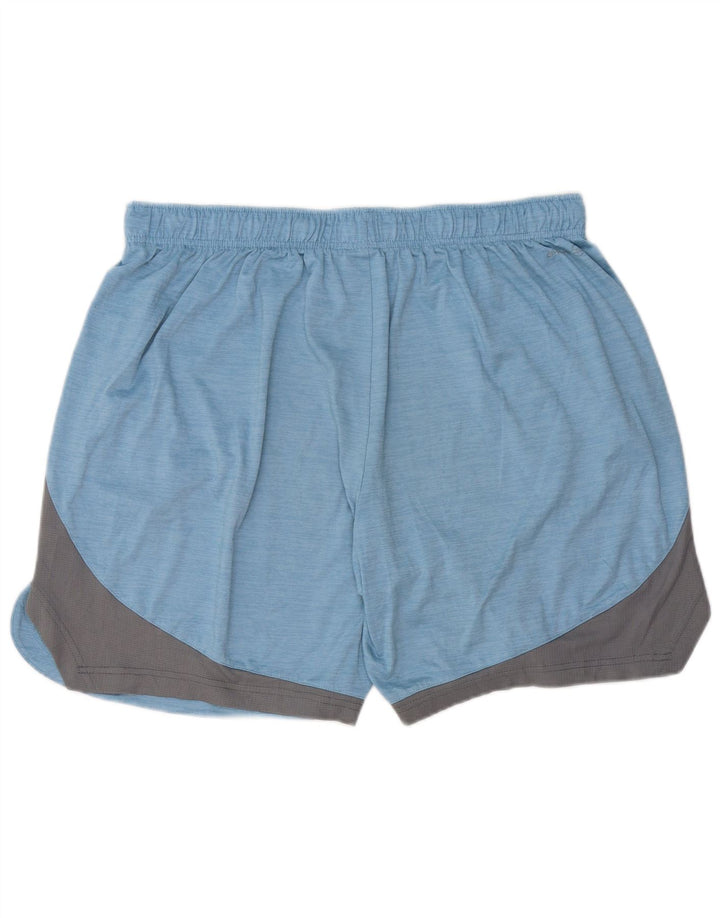 RUSSELL ATHLETIC Herre sportsshorts XL Blå Colourblock Polyester