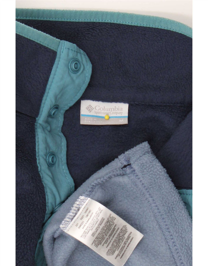 Columbia sweater med lynlås til mænd mellem marineblå farveblok