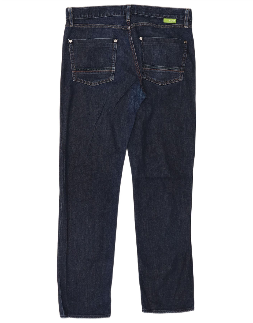 Hugo Boss Straight Jeans til mænd W34 L32 Marineblå